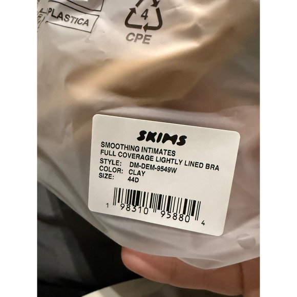 2/$30 NEW Skims Beige SMOOTHING‎ INTIMATES COVERAGE BRA Lightly Lined Underwire - Picture 7 of 16